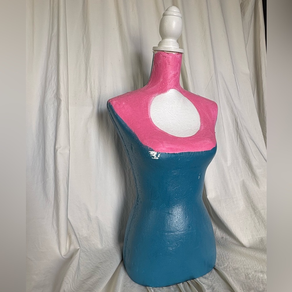Vintage Foam Mannequin Torso Doll Project Dress Form - Picture 4 of 12